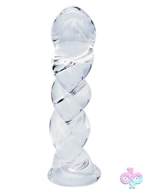 Clarity Glass Dildo Seraphic Braid – Clear - Image 2