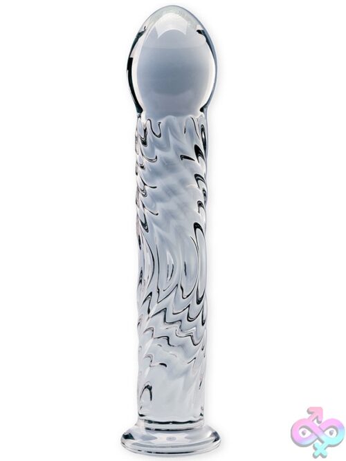 Clarity Glass Dildo Seraphic Ripple – Clear - Image 2