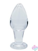 Clarity Glass Dildo Utopian Bud – Clear - Image 2