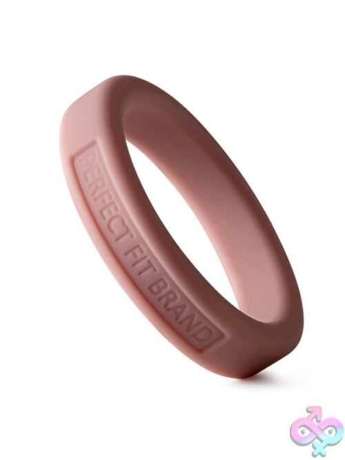 Classic 1.75&Quot; Silicone Medium Stretch Penis Ring – Brown - Image 2