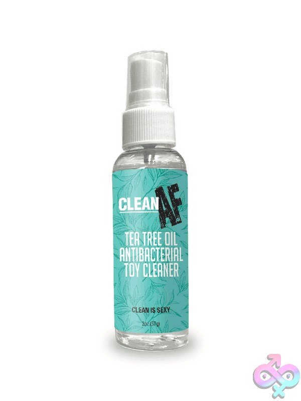 Discreet-Toys-Clean-Af-Spray-Tea-Tree-2-Oz-Nu-Lgbt-681 Clear 2 Oz Clean Af Tea Tree Sex Toy Cleaning Spray Bottle By Little Genie