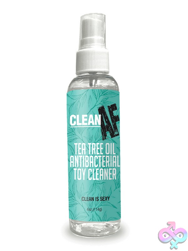 Discreet-Toys-Clean-Af-Spray-Tea-Tree-4-Oz-Nu-Lgbt-680 Clean Af Tea Tree Oil Sex Toy Cleaning Spray 4 Oz Clear Bottle By Little Genie