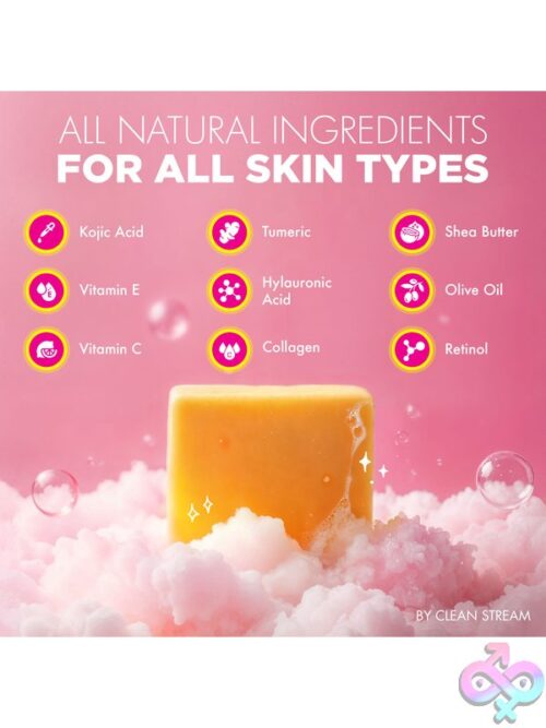 Kojic Acid Radiant Glow Soap With Exfoliating Applicator - Image 6