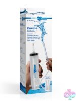 Clear ABS plastic enema syringe with silicone tube and three interchangeable tips by Xr Clean Stream