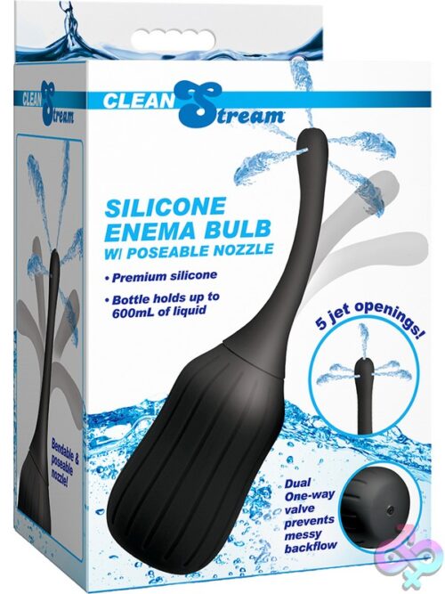 Cleanstream Silicone Enema Bulb W/ Poseable Nozzle - Image 2