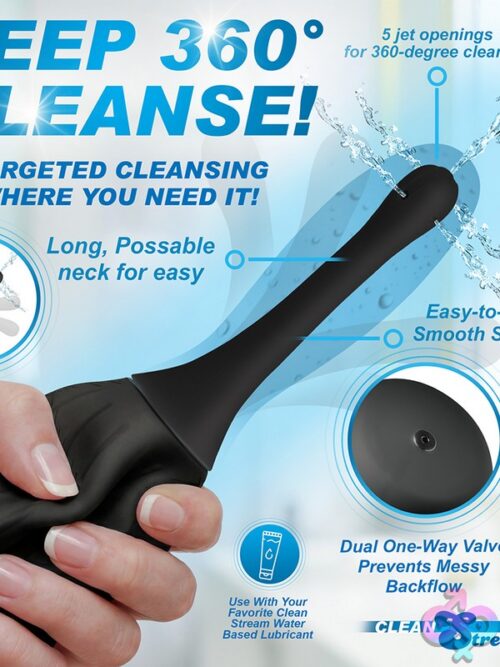 Cleanstream Silicone Enema Bulb W/ Poseable Nozzle - Image 3