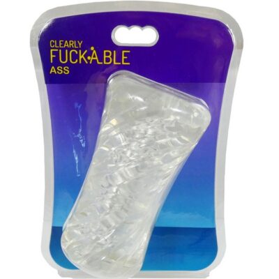 Clear realistic ass masturbator made from soft TPE by Si Novelties