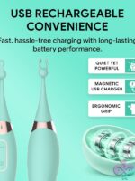 Climaxtouch Clitoral Vibrator in Green by Dyso - Image 4