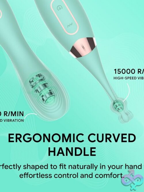 Climaxtouch Clitoral Vibrator In Green By Dyso - Image 5