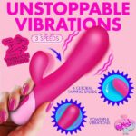 Clit Tapping Vibrating Rabbit - Pink - Image 5