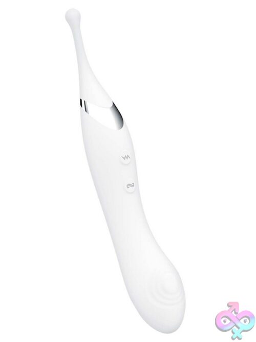 Clit-Tastic Arousing Clit Teaser With Attachments – White - Image 2