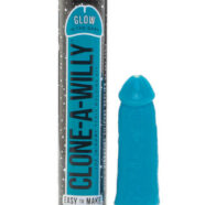Clone-a-Willy Sex Toys - Clone-a-Willy Glow-in-the-Dark Kit - Blue