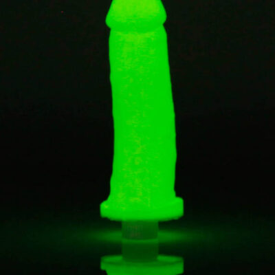 Clone a Willy Glow in the Dark Kit green glow silicone vibrating replica by Clone-a-Willy