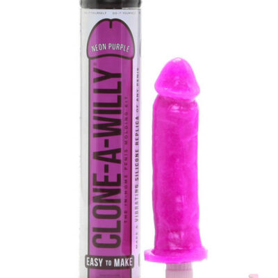 Clone a Willy Kit hot-pink vibrating silicone replica casting set by Clone-a-Willy
