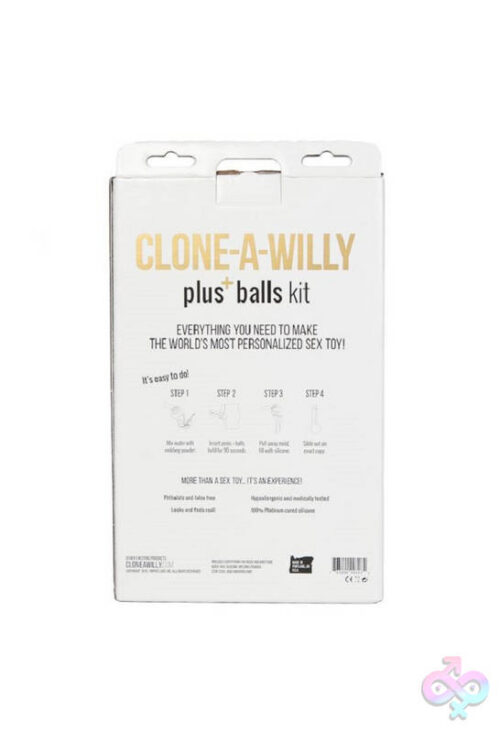 Clone-a-Willy Sex Toys - Clone-a Willy Plus Balls Kit - Light Skin Tone