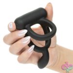 Closer Intimate Rechargeable Ring Caress - Black - Image 6