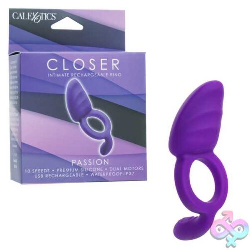 Closer Intimate Rechargeable Ring Passion - Purple - Image 2