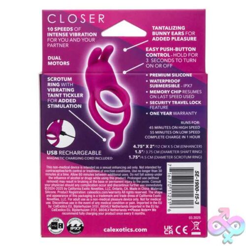 cock and ball ring — Closer Intimate Rechargeable Ring