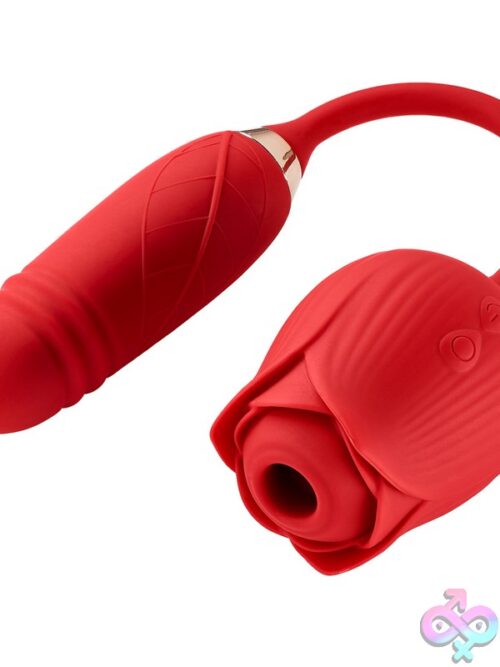 Cloud 9 Rose Plus With Thrusting Pleasure Stem – Red - Image 3