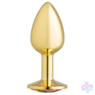 Cloud 9 Novelties Sex Toys - Cloud 9 Novelties Anal Gems Jeweled Gold Chromed Anal Plug - Small