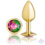 Cloud 9 Novelties Sex Toys - Cloud 9 Novelties Anal Gems Jeweled Gold Chromed Anal Plug - Small
