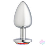 Cloud 9 Novelties Sex Toys - Cloud 9 Novelties Gems Silver Chromed Anal Plug - Large