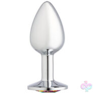 Cloud 9 Novelties Sex Toys - Cloud 9 Novelties Gems Silver Chromed Anal Plug - Small