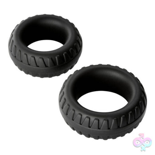 Cloud 9 Novelties Sex Toys - Cloud 9 Pro Rings Liquid Silicone Tires 2 Pack - Black