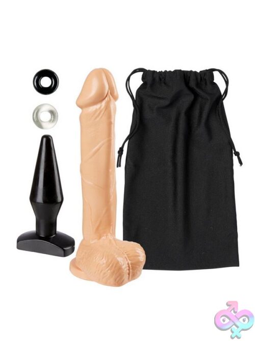 Cloud 9 Premium Starter Kit – Dong, Anal Plug &Amp; Cock Rings With Travel Pouch - Image 2