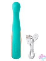Cloud 9 Pro Sensual Roller Ball G Vibrator – Teal - Image 3