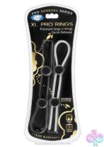 Cloud 9 Pro Sensual XL Cock Ring 2-Pack - Black/white