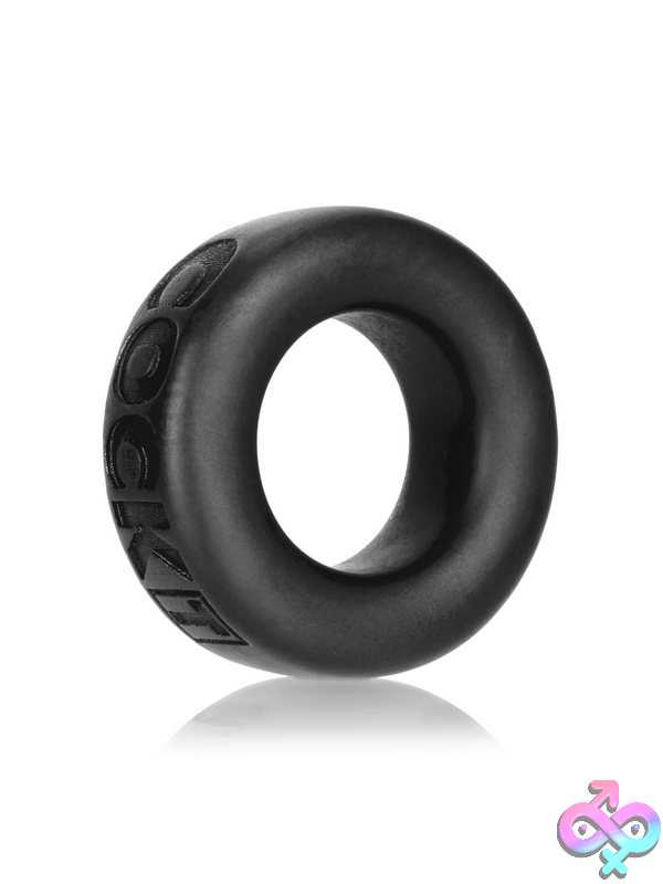 Discreet-Toys-Cock-T-Comfort-Cockring-By-Atomic-Jock-Silicone-Smoosh-Black-Ox-Aj1003-Blk Cock T Comfort Cockring By Atomic Jock Silicone Smoosh - Black - Image 1