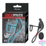 Cockpower Remote Control Cockring and Ball Cinch - Black