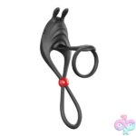Cockpower Remote Control Cockring and Ball Cinch - Black - Image 5