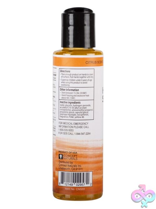 Concept Naturals Hand Sanitizer Citrus 4.2 Oz – Gold - Image 2