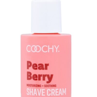 Pear Berry Shave Cream 3.4oz Coochy by Classic Brands — pink bottle