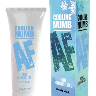 Cooling Numb AF anal numbing cream clear 1.5 oz tube with screw cap by Little Genie