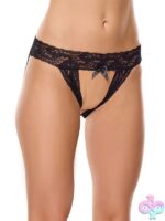 Coquette Lace Crotchless Panty