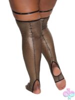 Coquette Metallic Fishnet Stockings - Image 2