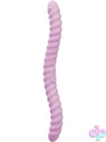 Unicorn Horn Double-Ended Vibrating Dildo Pink - Image 3