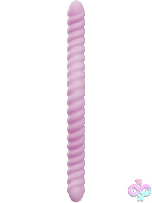 Unicorn Horn Double-Ended Vibrating Dildo Pink - Image 4