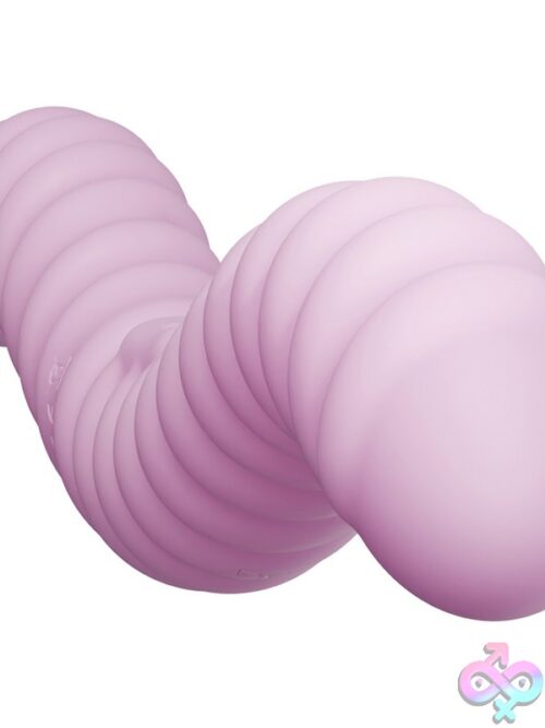 Unicorn Horn Double-Ended Vibrating Dildo Pink - Image 6