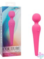 Flexible pink silicone mini wand vibrator with bendable neck by California Exotic Novelties