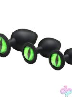 Creature Cocks Green Eye Silicone Butt Plug Set - Image 2