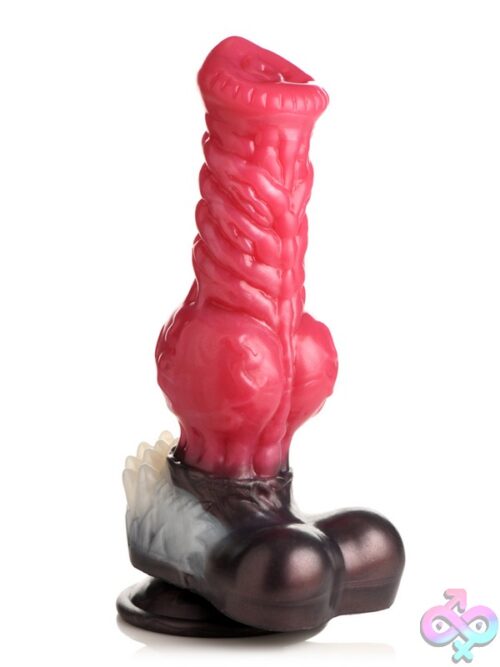 Creature Cocks Cujo Canine Silicone Dildo – Pink - Image 2