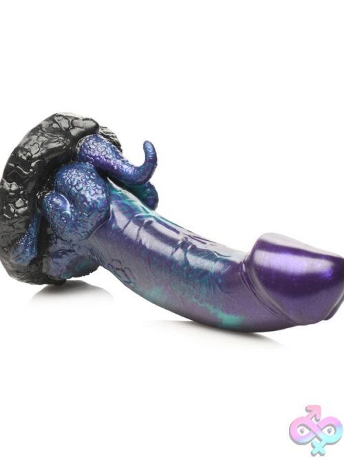 Creature Cocks Dino Dick Dinosaur Silicone Dildo – Purple - Image 3
