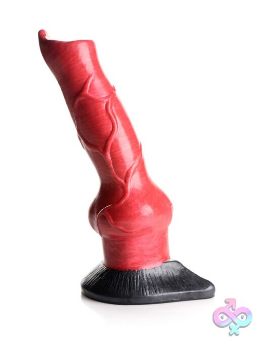 Hell-Hound Canine Silicone Dildo In Red By Creature Cocks - Image 2