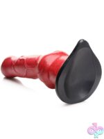 Hell-Hound Canine Silicone Dildo in Red by Creature Cocks - Image 3