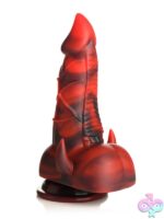 Creature Cocks Horny Devil Demon Silicone Dildo – Red - Image 2