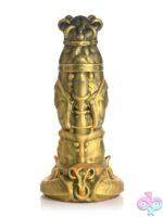 King Minotaur Silicone Dildo in Gold - Image 2